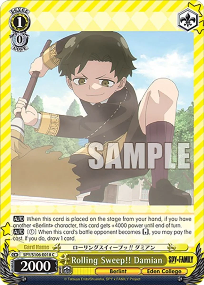 Rolling Sweep!! Damian 「SPY/S106-E018」「EN」