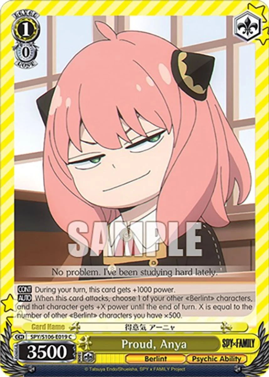 Proud, Anya 「SPY/S106-E019」「EN」