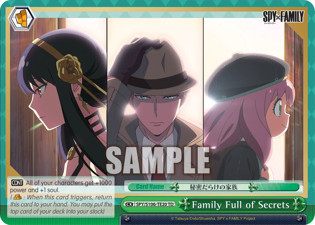 Family Full of Secrets 「SPY/S106-TE20」「EN」
