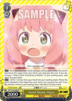 Good Mood, Anya #SPY/S106-E005 · Weiss Schwarz
