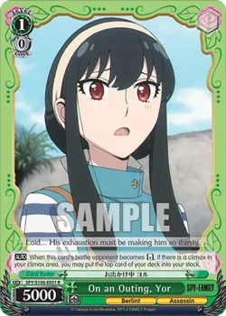 On an Outing, Yor #SPY/S106-E031 · Weiss Schwarz