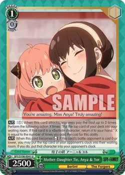 Mother-Daughter Tie, Anya & Yor #SPY/S106-E041 · Weiss Schwarz