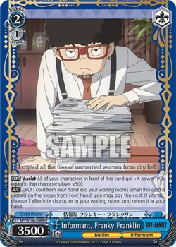 Informant, Franky Franklin 「SPY/S106-E089」「EN」
