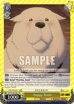 Happy Bond 「SPY/S106-TE01」「EN」