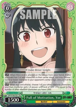 Full of Motivation, Yor 「SPY/S106-TE11」「EN」