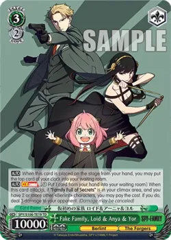 Fake Family, Loid & Anya & Yor 「SPY/S106-TE19」「EN」