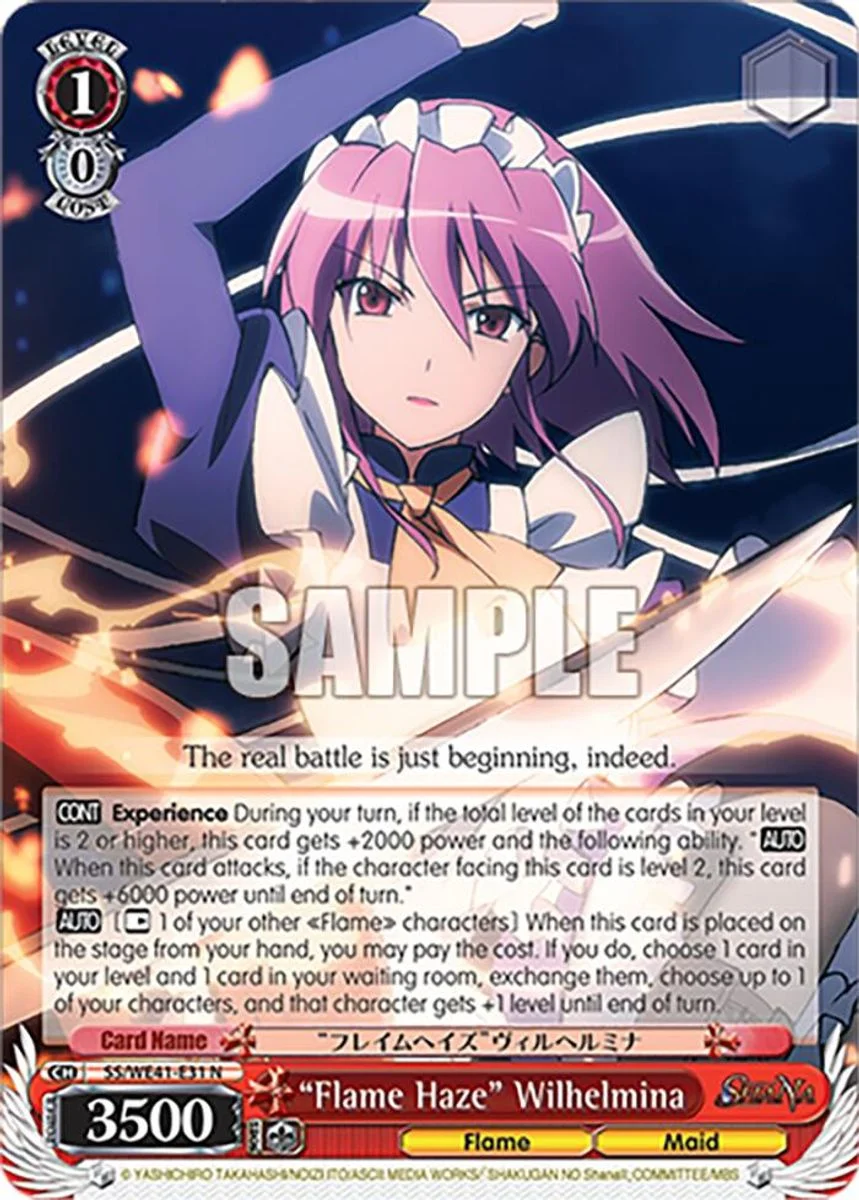 “Flame Haze” Wilhelmina 「SS/WE41-E31」「EN」