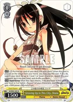 Growing Up in This City, Shana #SS/WE41-E01 · Weiss Schwarz