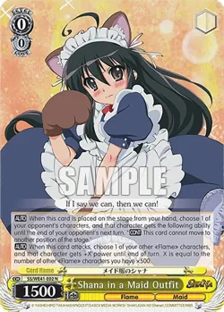 Shana in a Maid Outfit #SS/WE41-E02 · Weiss Schwarz