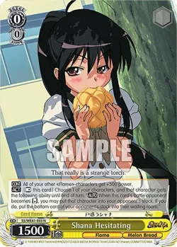 Shana Hesitating #SS/WE41-E03 · Weiss Schwarz