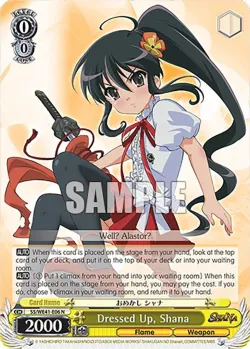 Dressed Up, Shana #SS/WE41-E06 · Weiss Schwarz