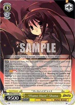 "Flame Haze" Shana 「SS/WE41-E15」「EN」