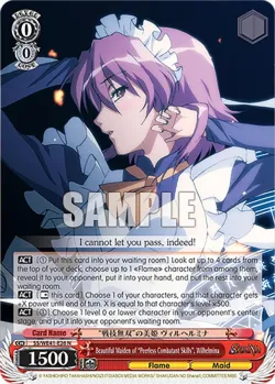 Beautiful Maiden of "Peerless Combatant Skills", Wilhelmina 「SS/WE41-E26」「EN」