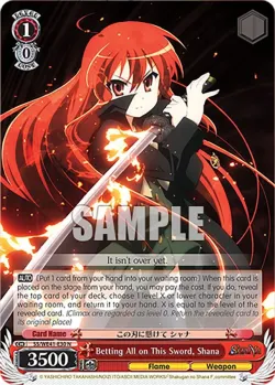 Betting All on This Sword, Shana 「SS/WE41-E30」「EN」