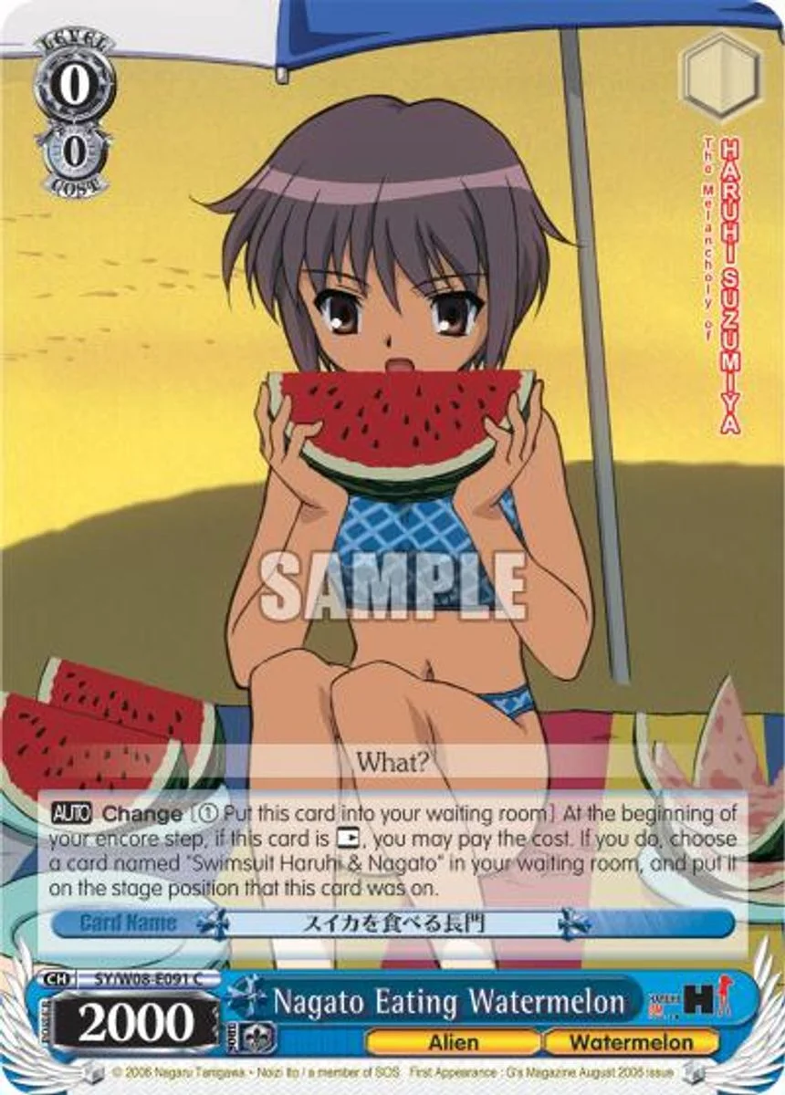 Nagato Eating Watermelon 「SY/W08-E091」「EN」