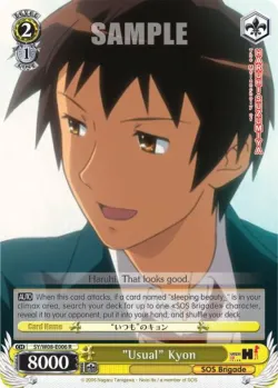 "Usual" Kyon #SY/W08-E006 · Weiss Schwarz