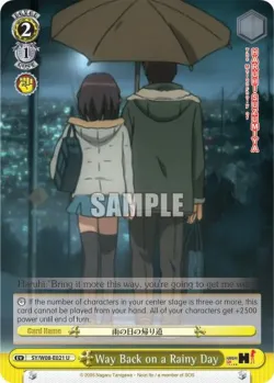 Way Back on a Rainy Day #SY/W08-E021 · Weiss Schwarz