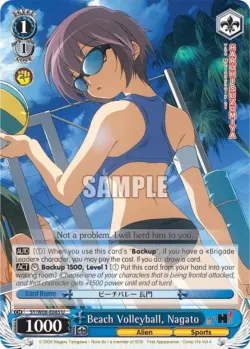 Beach Volleyball, Nagato 「SY/W08-E085」「EN」