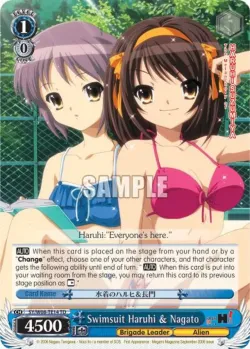 Swimsuit Haruhi & Nagato 「SY/W08-TE14」「EN」