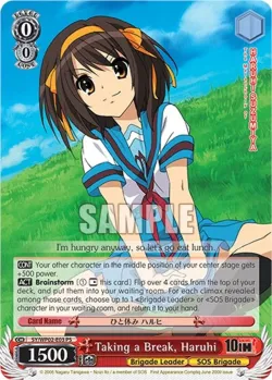 Taking a Break, Haruhi 「SY/WP02-E03」「EN」