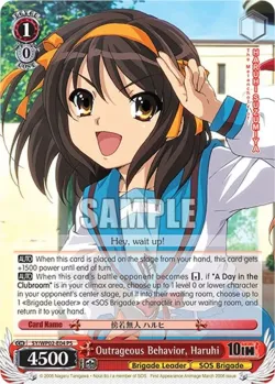 Outrageous Behavior, Haruhi 「SY/WP02-E04」「EN」