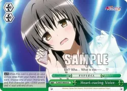Heart-racing Voice #TL/W37-E054 · Weiss Schwarz