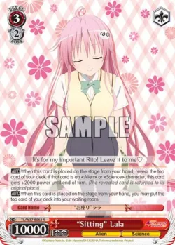 “Sitting” Lala 「TL/W37-E063」「EN」