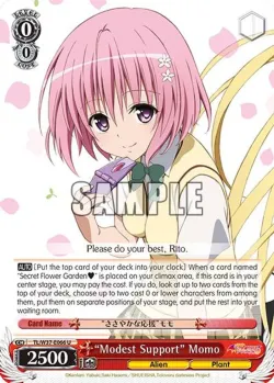 “Modest Support” Momo 「TL/W37-E066」「EN」