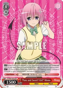 “Pure and Sweet? Girl” Momo 「TL/W37-TE13」「EN」