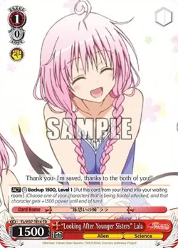 “Looking After Younger Sisters” Lala 「TL/W37-TE16」「EN」