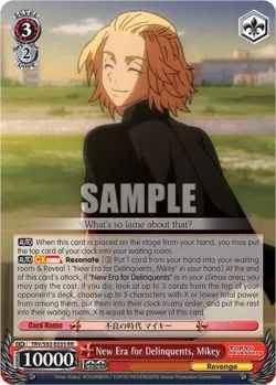 New Era for Delinquents, Mikey #TRV/S92-E035 · Weiss Schwarz