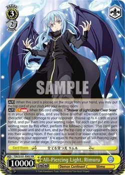 All-Piercing Light, Rimuru #TSK/S101-E002 · Weiss Schwarz