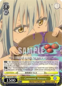 Cornered, Rimuru #TSK/S101-E008 · Weiss Schwarz