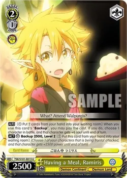 Having a Meal, Ramiris #TSK/S101-E013 · Weiss Schwarz