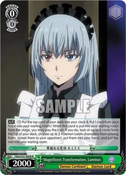 Magnificent Transformation, Luminus #TSK/S101-E028 · Weiss Schwarz