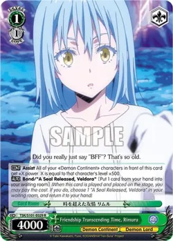 Friendship Transcending Time, Rimuru #TSK/S101-E029 · Weiss Schwarz