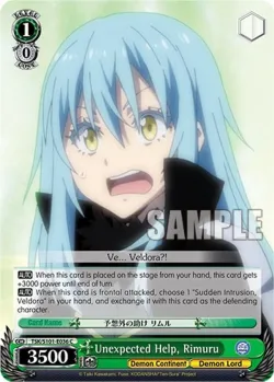 Unexpected Help, Rimuru #TSK/S101-E036 · Weiss Schwarz