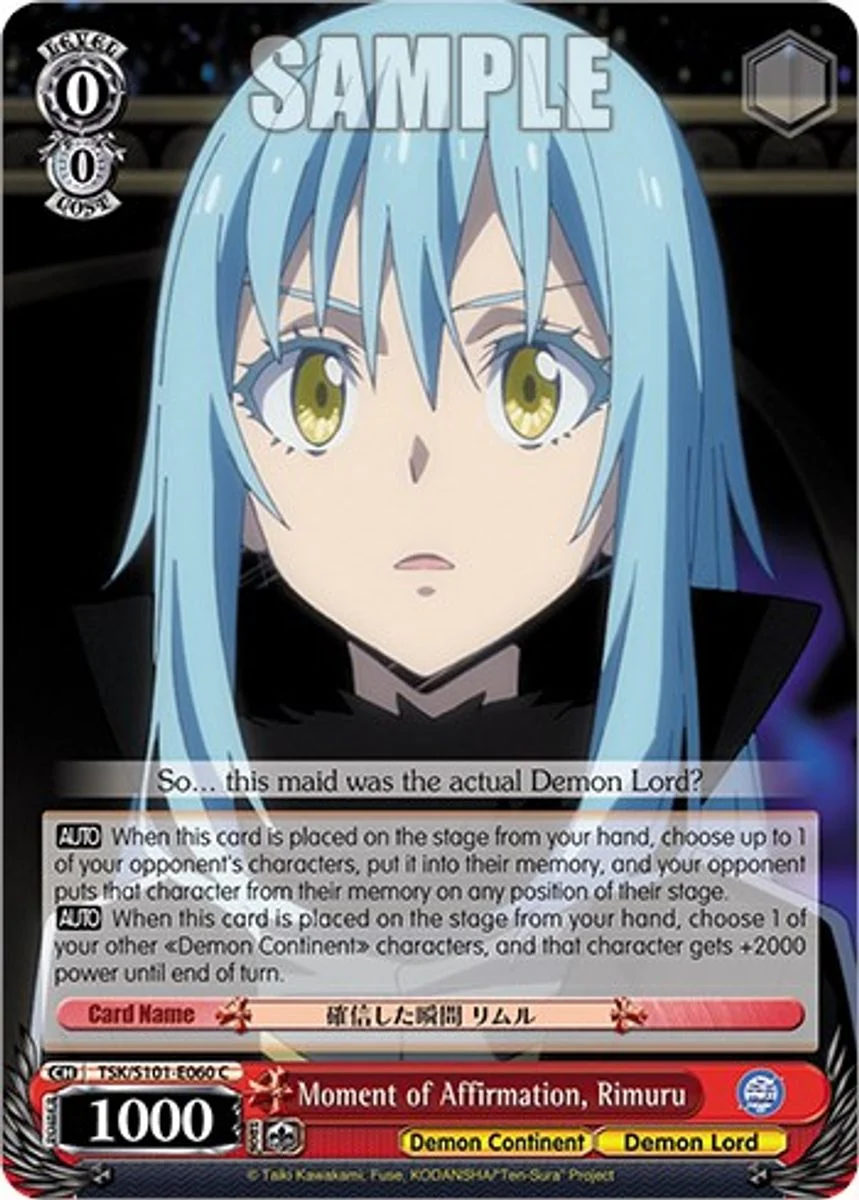 Moment of Affirmation, Rimuru 「TSK/S101-E060」「EN」