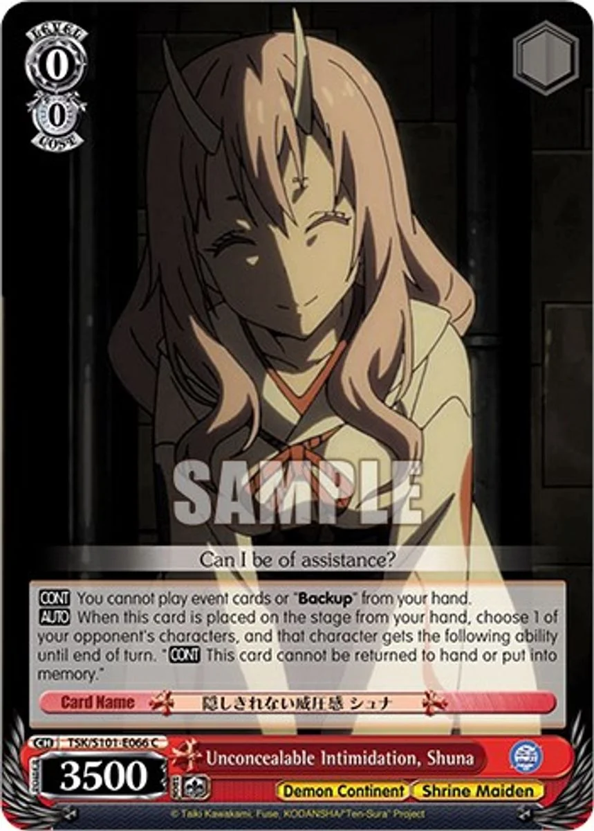 Unconcealable Intimidation, Shuna 「TSK/S101-E066」「EN」