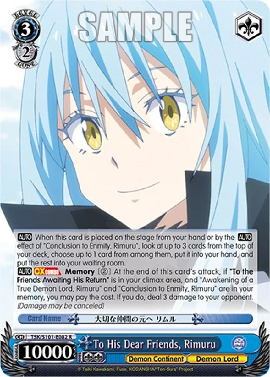 To His Dear Friends, Rimuru 「TSK/S101-E082」「EN」