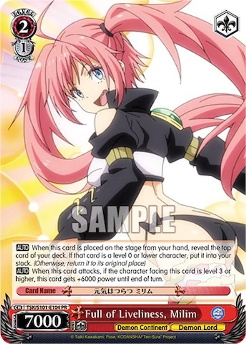 Full of Liveliness, Milim 「TSK/S101-E104」「EN」