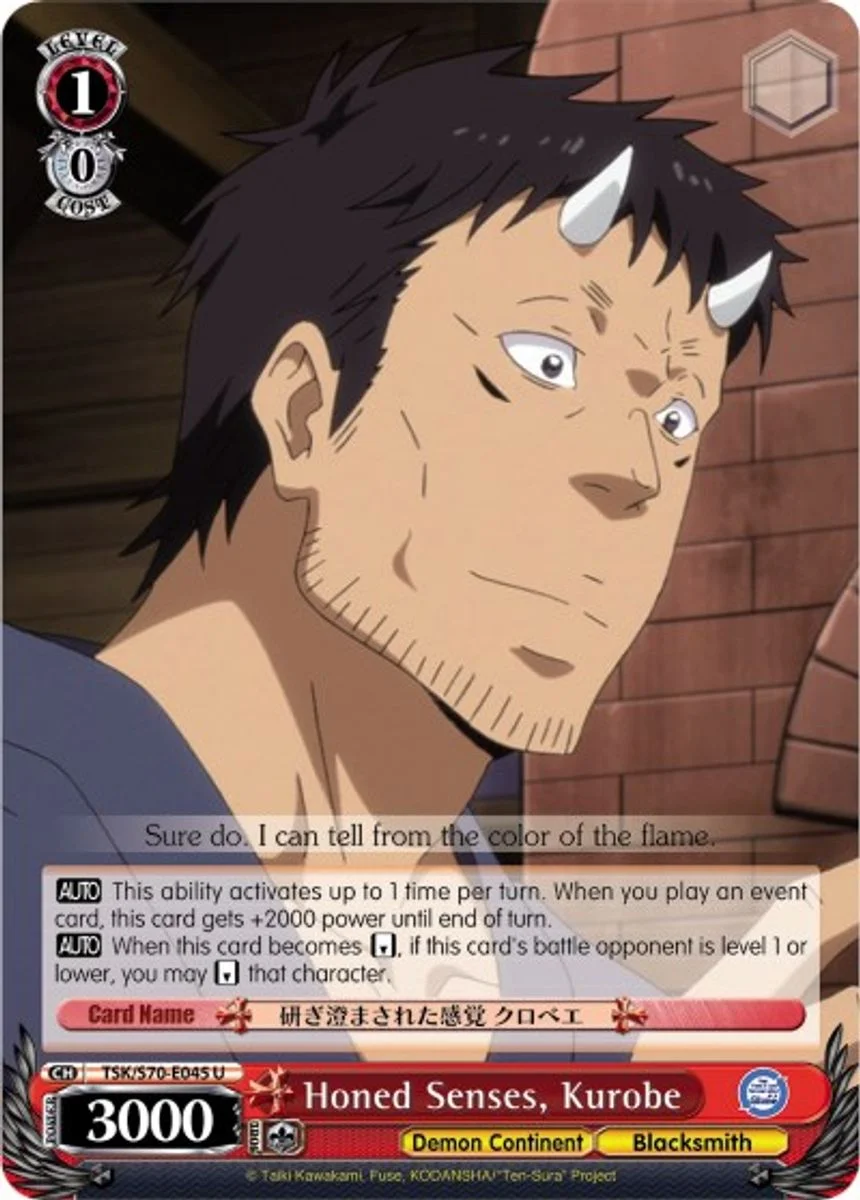 Honed Senses, Kurobe 「TSK/S70-E045」「EN」