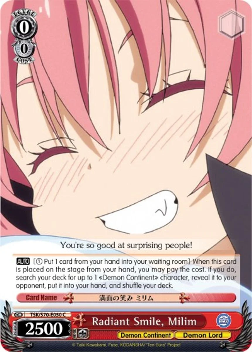 Radiant Smile, Milim 「TSK/S70-E050」「EN」