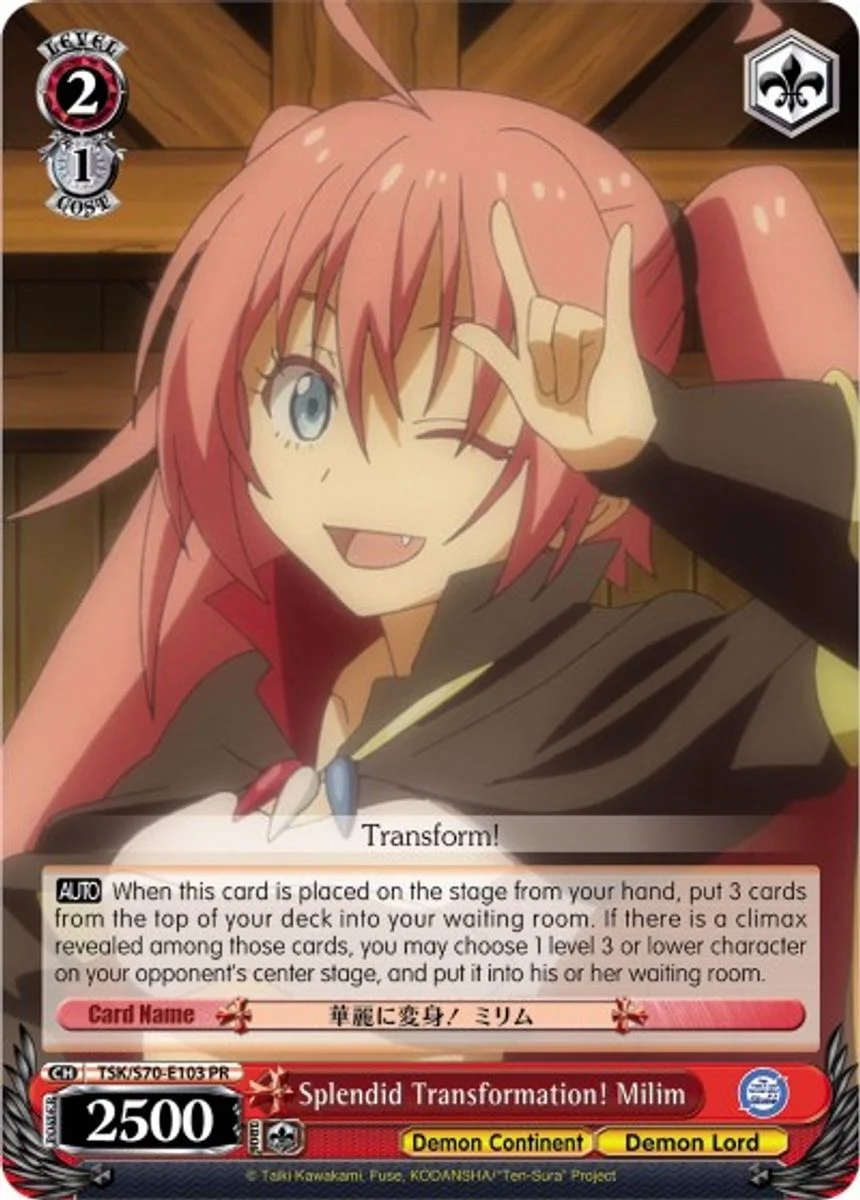 Splendid Transformation! Milim 「TSK/S70-E103」「EN」