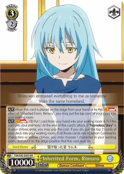 Inherited Form, Rimuru #TSK/S82-E003 · Weiss Schwarz