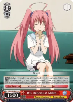 It's Delicious! Milim #TSK/S82-E029 · Weiss Schwarz