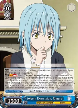 Solemn Expression, Rimuru 「TSK/S82-E079」「EN」