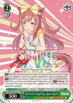 Full-Color Fangirling, Agnes Digital #UMA/W106-E061 · Weiss Schwarz