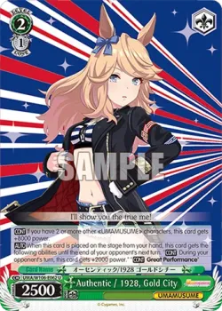Authentic / 1928, Gold City #UMA/W106-E062 · Weiss Schwarz