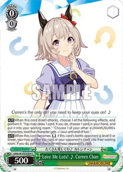 Love Me Lots! ♪ Curren Chan #UMA/W106-E064 · Weiss Schwarz